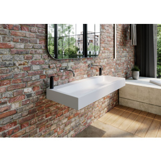 Umývadlo Kaldewei Cono 3091 120x50 cm alpská biela bez otvoru pre batériu, bez prepadu 902706003001