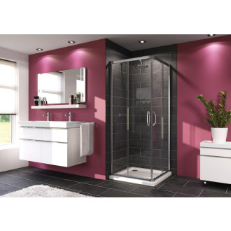 Sprchovací kút štvorec 90x90 cm Huppe Next 140103.069.322
