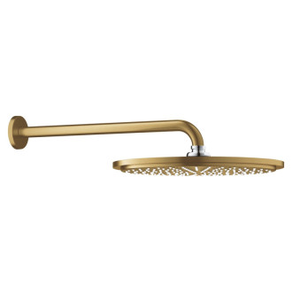 Hlavová sprcha Grohe Rainshower Cosmopolitan Metal vrátane sprchového ramena Brushed Cool Sunrise 26066GN0