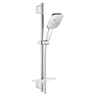 Sprchový set Grohe Rainshower SmartActive Cube na stenu s poličkou chróm 26583000