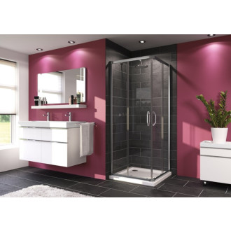 Sprchovací kút štvorec 80x80 cm Huppe Next 140102.069.322