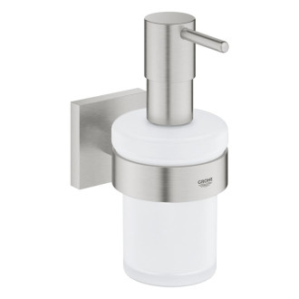 Dávkovač mydla Grohe Start Cube Accessoriess držiakom supersteel 41098DC0