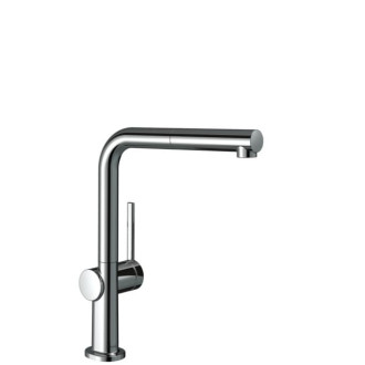 Drezová batéria Hansgrohe Talis s vyťahovacou sprškou chróm 72808000