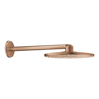 Hlavová sprcha Grohe Rainshower SmartActive na stenu vrátane sprchového ramena kartáčovaný Warm Sunset 26475DL0
