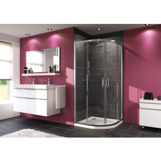 Sprchovací kút štvrťkruh 90x90 cm Huppe Next 140604.069.322