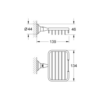 Mydelnička Grohe Essentials chróm G40659001