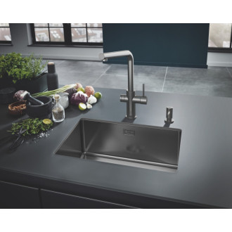 Dávkovač mydla Grohe Brushed Hard Graphite 40535AL0