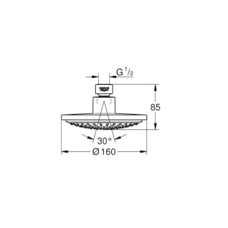 Hlavová sprcha Grohe Euphoria Cosmopolitan chróm 28233000