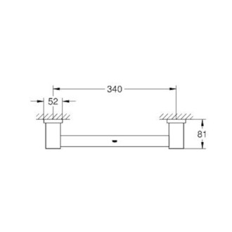 Madlo Grohe Essentials Cube chróm G40514001
