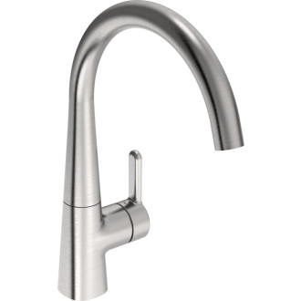 Drezová batéria Hansa Designo s otočným ramienkom brúsená oceľ 5101228380
