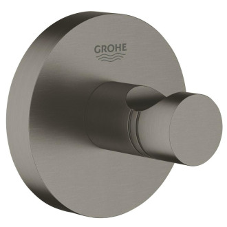 Háčik Grohe Essentials kartáčovaný hard graphite G40364AL1