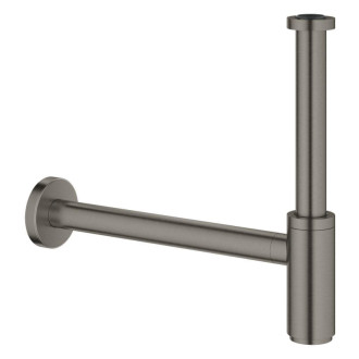 Sifón k umývadlu 5/4 DN32 Grohe kartáčovaný Hard Graphite mosadz 28912AL0