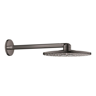 Hlavová sprcha Grohe Rainshower SmartActive na stenu vrátane sprchového ramena Hard Graphite 26475A00