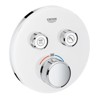 Termostat Grohe Smart Control s termostatickou batériou Moon White, Yang White 29151LS0