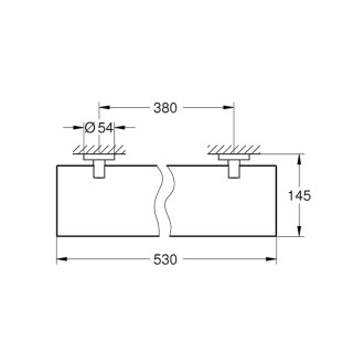 Polička Grohe Essentials chróm G40799001