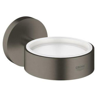 Mydelnička Grohe Essentials bez pohára kartáčovaný Hard Graphite G40369AL1