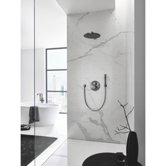 Hlavová sprcha Grohe Rainshower Cosmopolitan Metal vrátane sprchového ramena Brushed Hard Graphite 26066AL0