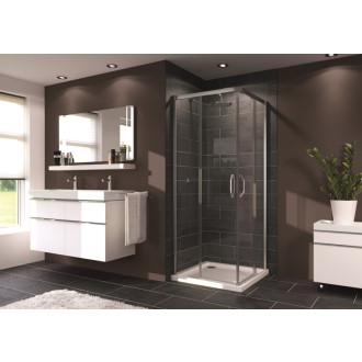 Sprchovací kút štvorec 90x90 cm Huppe Next Easy Entry 145002.069.322