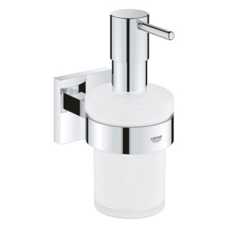 Dávkovač mydla Grohe Start Cube Accessoriess držiakom chróm 41098000