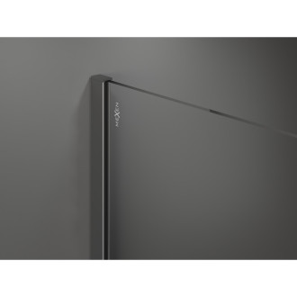 Mexen Kioto Walk-in sprchová stena 160x200 cm, čierny vzor 8, kov 800-160-101-95-70