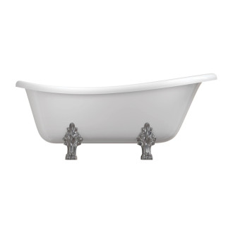Omnires ATENA COMFORT M+ voľne stojaca vaňa, 157 x 77 cm, biely lesk ATENA157BP