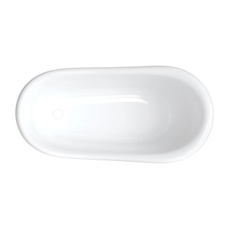 Omnires ATENA COMFORT M+ voľne stojaca vaňa, 157 x 77 cm, biely lesk ATENA157BP