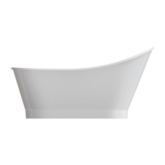 Omnires VENEZIA M+ voľne stojaca vaňa, 160 x 73 cm, biely lesk VENEZIA159BP