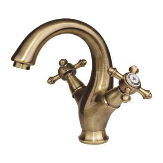 Omnires RETRO umývadlová batéria, kartáčovaný antický bronz RE7210BR
