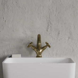 Omnires RETRO umývadlová batéria, kartáčovaný antický bronz RE7210BR