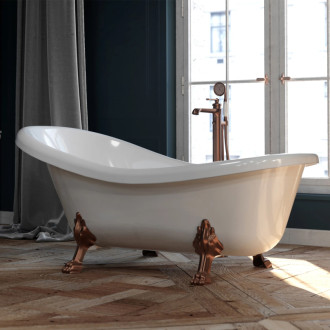 Omnires ATENA COMFORT M+ voľne stojaca vaňa, 175 x 82 cm, biely lesk ATENA174BP