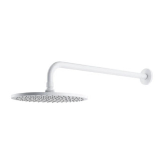 Omnires SLIMLINE hlavová sprcha s ramenom, biely mat WGSET1WM