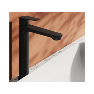 Ravak LF 015.20BL Umývadlová bat. 280 mm, bez výpuste, black X070478