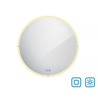 Nimco ZP 24002RVX Okrúhle LED zrkadlo pr. 800 s dvoma dotykovými senzormi
