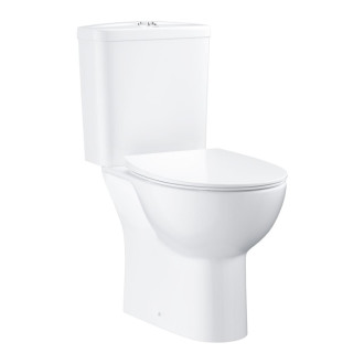 Wc kombi komplet stojaci Grohe Bau Ceramic alpská biela zadný odpad 39942000