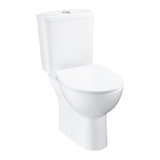 Wc kombi komplet stojaci Grohe Bau Ceramic alpská biela zadný odpad 39942000