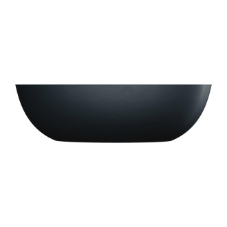 Omnires SHELL M+ voľne stojaca vaňa, 175 x 78 cm, čierna SHELL175WWBLV