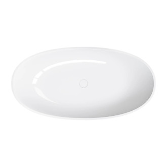 Omnires SHELL M+ voľne stojaca vaňa, 148 x 75 cm, lesklá biela SHELL148WWBP