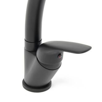 Drezová batéria S-Line Pro s otočným ramienkom čierna matná SIKOBSLPRO281C