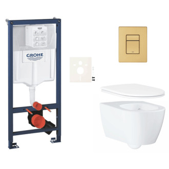 Závesný wc set do ľahkých stien / predstenová montáž Grohe Essence SIKOGRSESSCGN0
