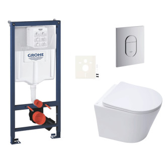 Závesný wc set do ľahkých stien / predstenová montáž Swiss Aqua Technologies Infinitio SIKOGRSIN10A