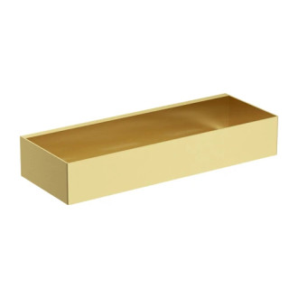 Omnires UNI sprchová polička, 30 x 5 x 11 cm, kartáčovaná mosadz UN10335BSB