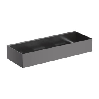 Omnires UNI sprchová polička, 30 x 5 x 11 cm, antracit UN10335AT