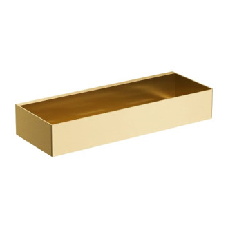 Omnires UNI sprchová polička, 30 x 5 x 11 cm, kartáčované zlato UN10335GLB