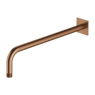 Omnires — nástenné sprchové rameno, 40 cm, kartáčovaná meď RA01C-KCPB