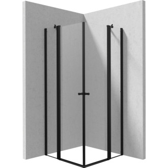 Deante KERRIA PLUS sprchová kabína 90x90 cm KTSU041P + KTSU041P, čierna KKNNU09U09