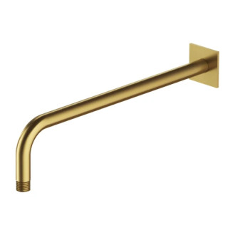 Omnires — nástenné sprchové rameno, 40 cm, kartáčované zlato RA01C-KGLB