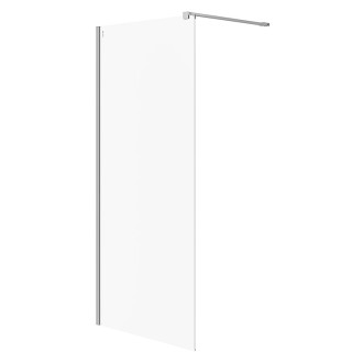 Cersanit Mille spŕch. kút Walk-In chróm 90x200 číre sklo S161-006