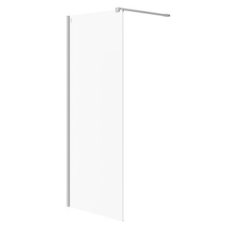 Cersanit Mille spŕch. kút Walk-In chróm 80x200 číre sklo S161-005