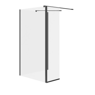 Cersanit Mille SET B801 Walk-In čierny číre sklo S601-188