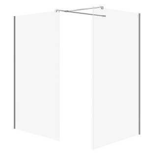 Cersanit Mille SET B796 Walk-In chróm číre sklo S601-183